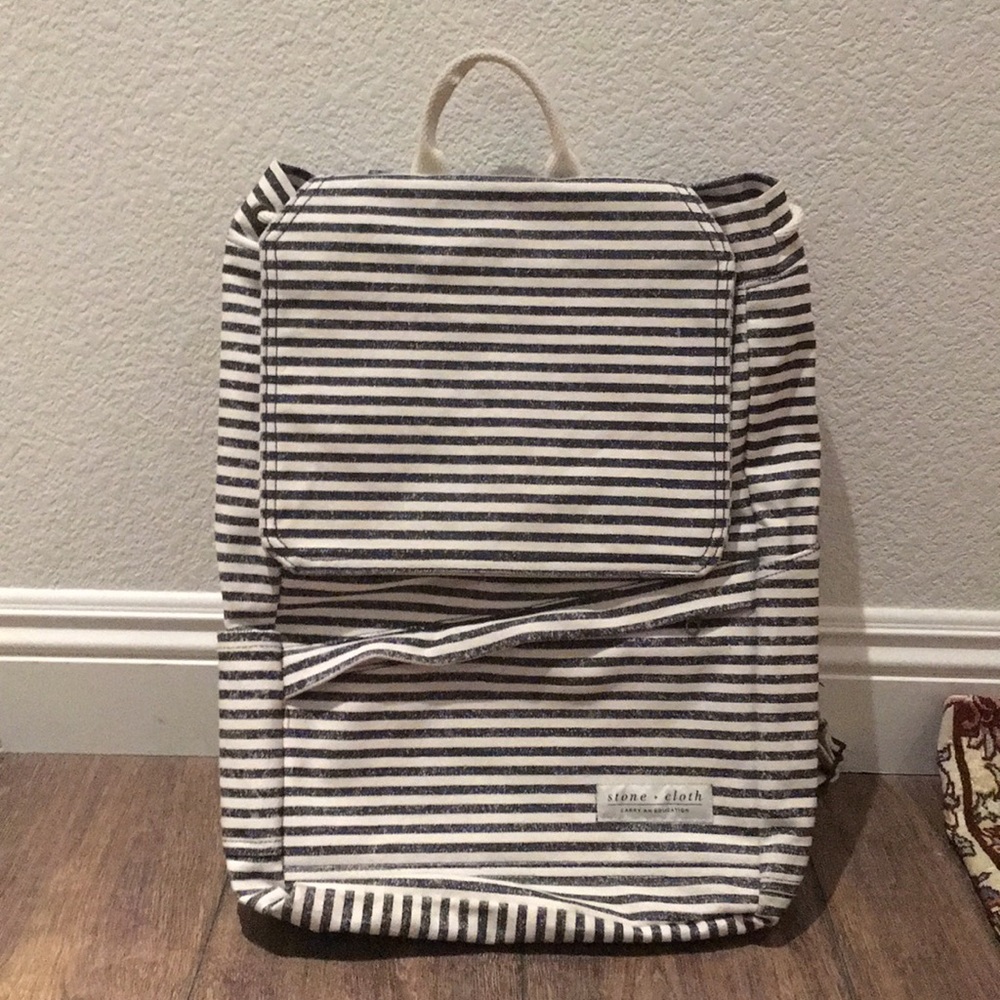 Stone + Cloth Striped Vintage Backpack